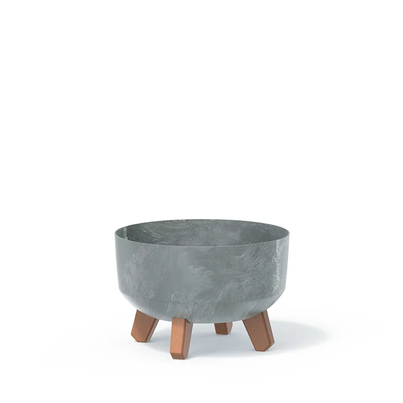 Prosperplast Kvetináč plast Gracia Low Beton Effect 23,5x15,5cm 49503 49503 - obrázok 1