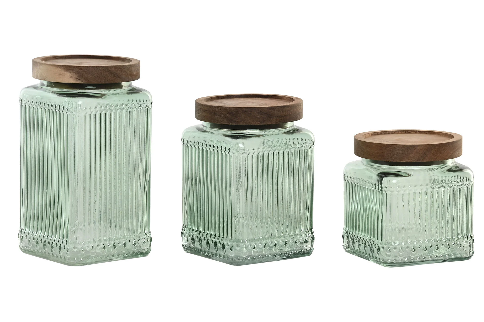 Set dóz sklo 10x10x11 cm 49069 49069 - obrázok 1