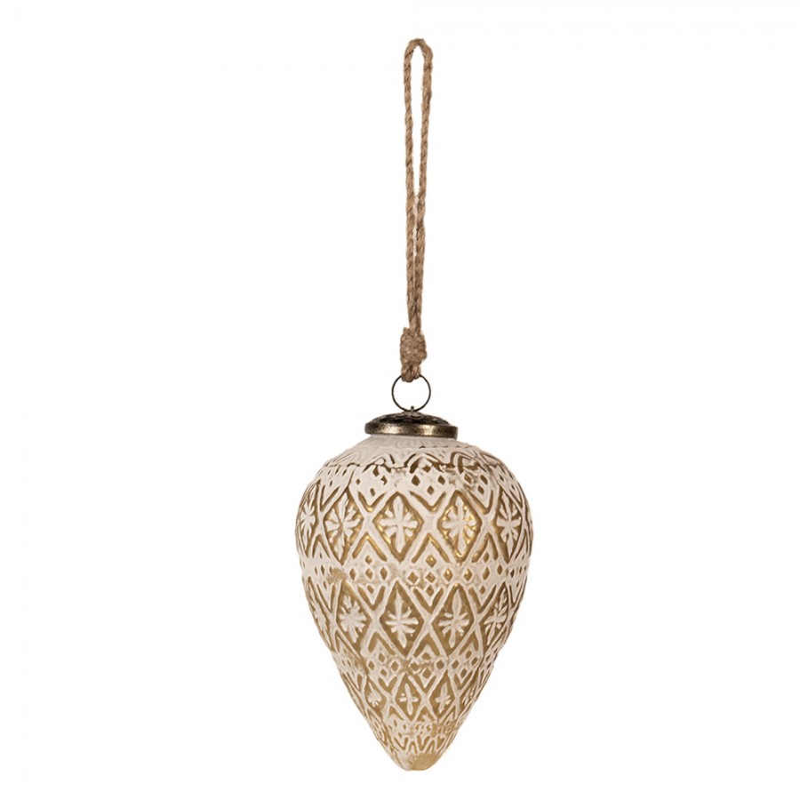 Clayre & Eef Ozdoba sklo 10x15 cm 49051 49051 - obrázok 1