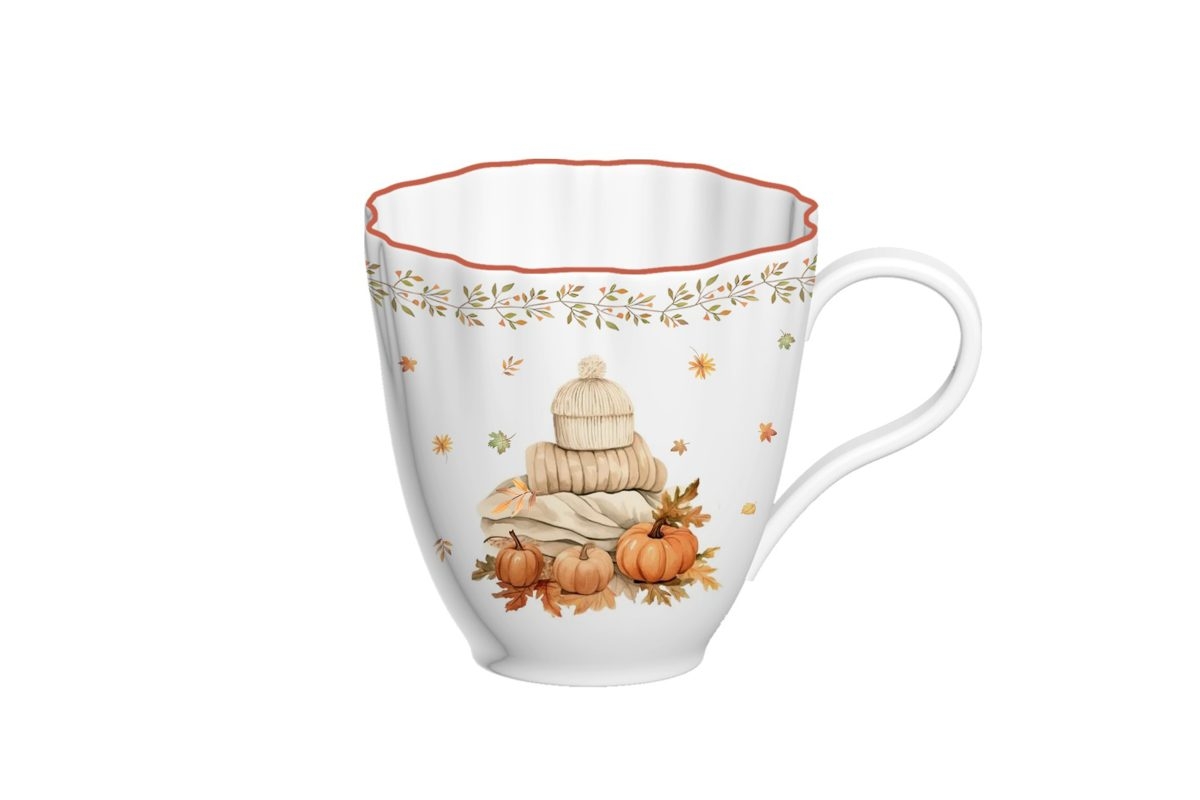 Isabelle Rose Hrnček porcelán Vintage Autumn 350 ml 471202 - obrázok 1