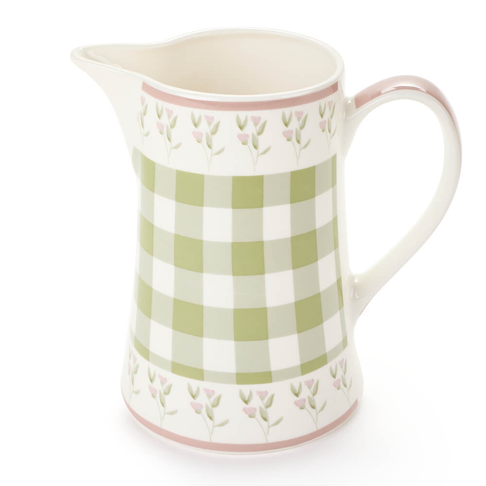 Nuvole di Stoffa Džbán porcelán zeleno-biely 10,5 x 9,5 x 14,5 cm / 620ml 43315 - obrázok 1