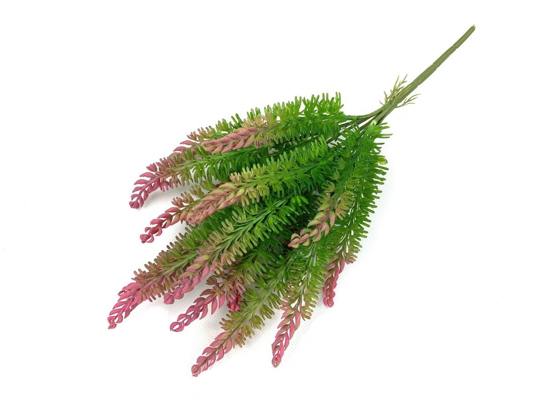 Umelá dekorácia kytice šalvie v zeleno-ružovom farebnom prevedení 40 cm 43808 - obrázok 1