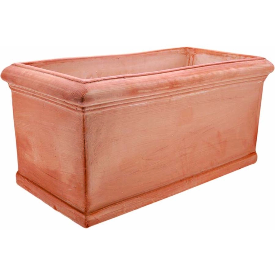 Terakotový kvetináč truhlík hladký 50 cm 37365 - obrázok 1