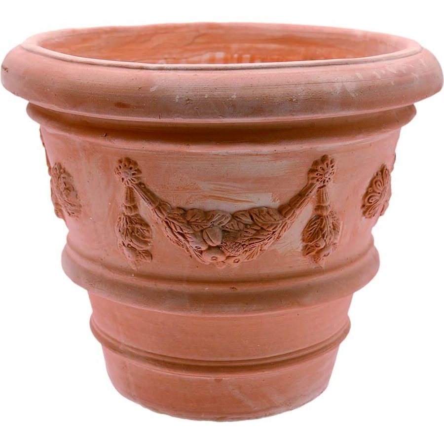 Terakotový kvetináč Vaso Imprunetino Festonato 60 cm 40937 - obrázok 1