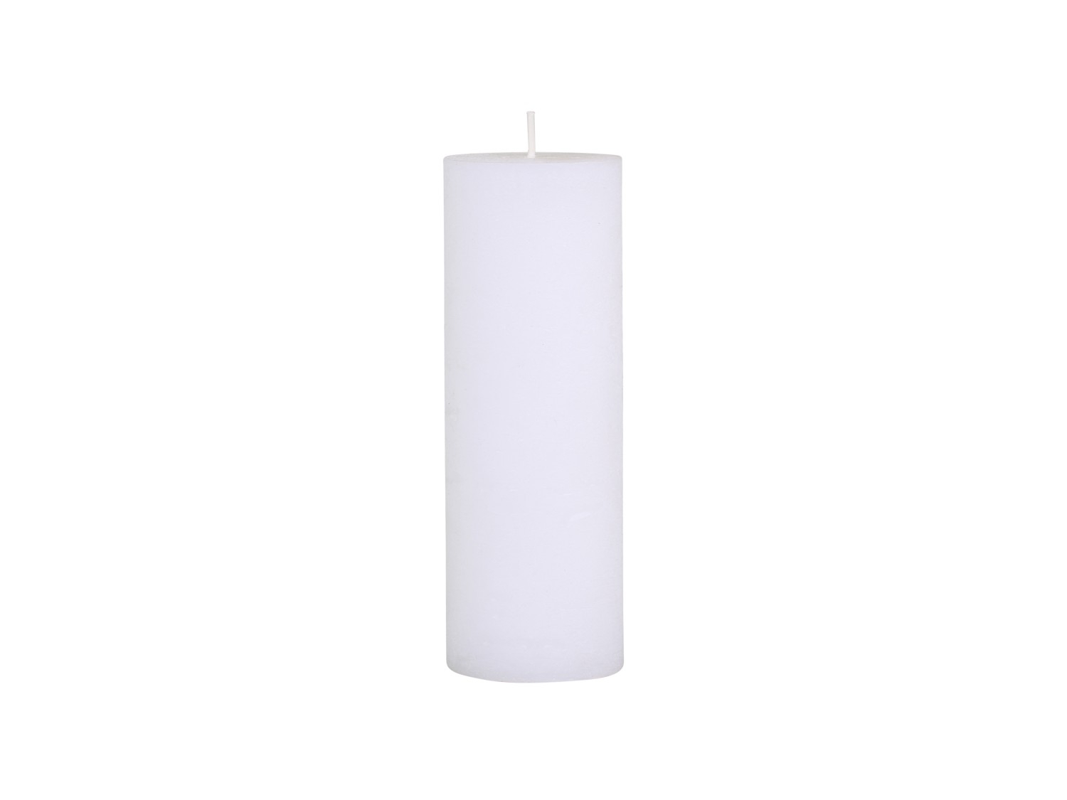 Rustikálna stĺpová sviečka vo francúzskej bielej farbe 7 x 20 cm Chic Antique 39160 - obrázok 1