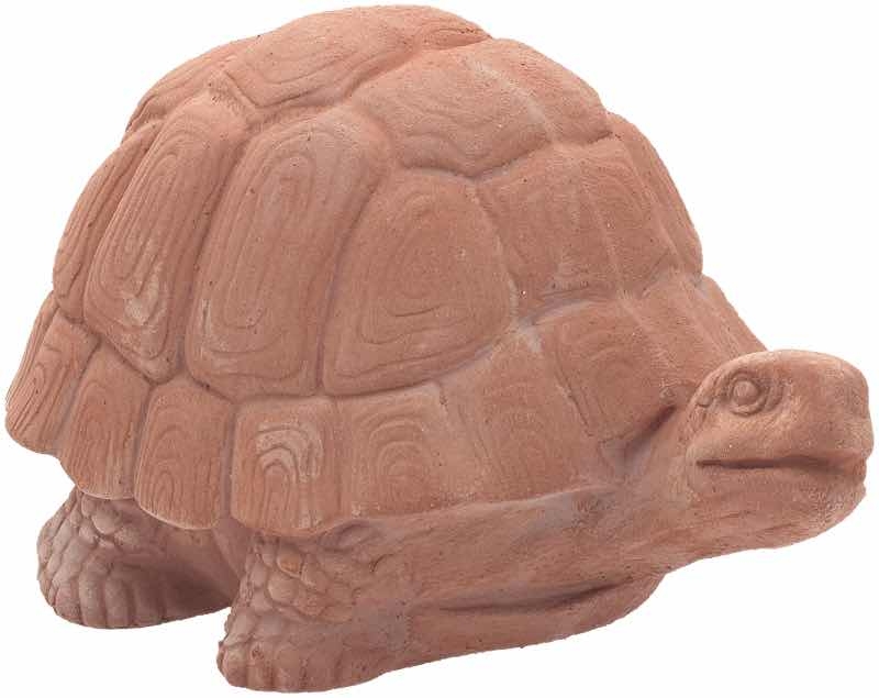 Terakotová záhradná dekorácia korytnačka 21 cm 19595 - obrázok 1