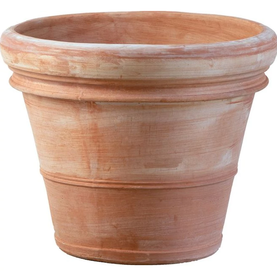 Terakotový kvetináč vysoký Vaso Doppio Bordo Liscio 100x82 cm 44719 - obrázok 1