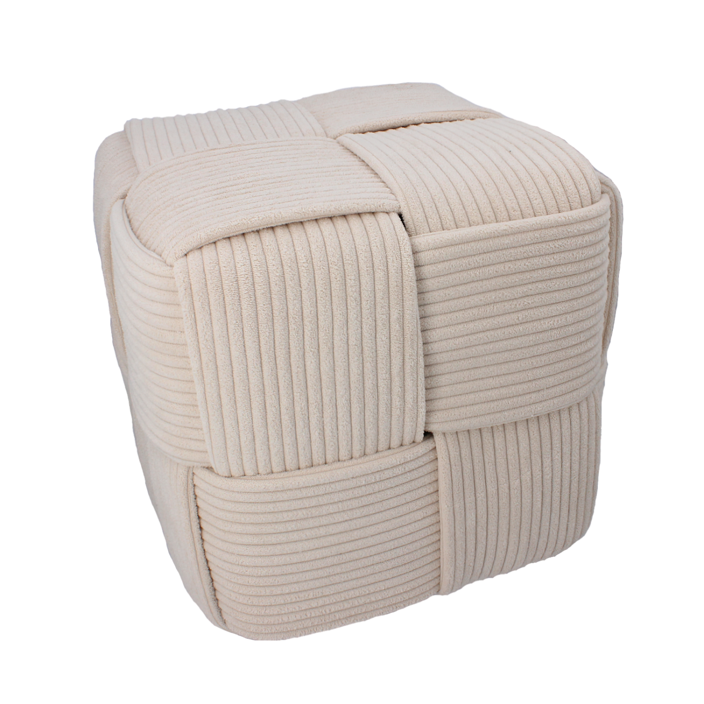 Puf textil 40x40x40 cm 48259 - obrázok 1