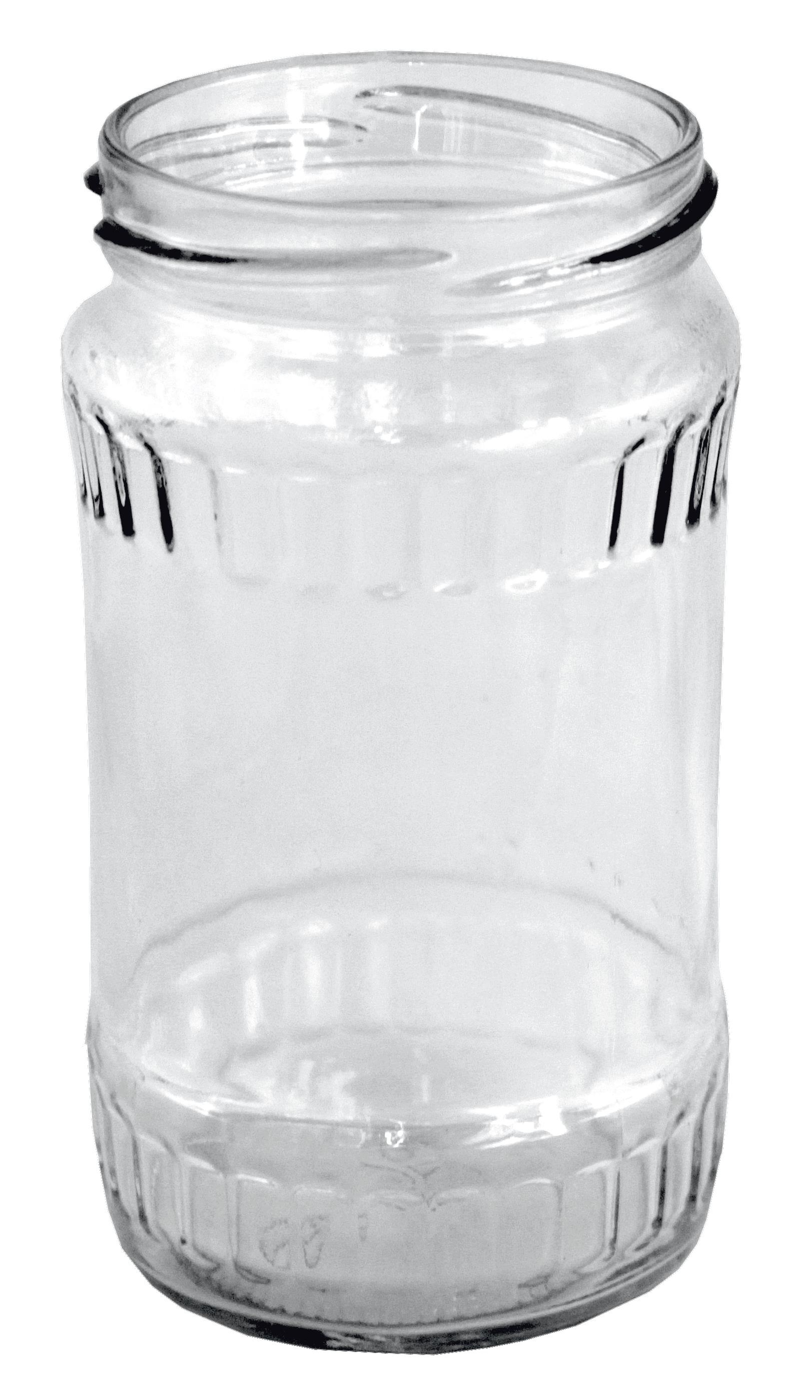 Sklenená transparentná zaváraninová fľaša s objemom 350 ml 28291 - obrázok 1