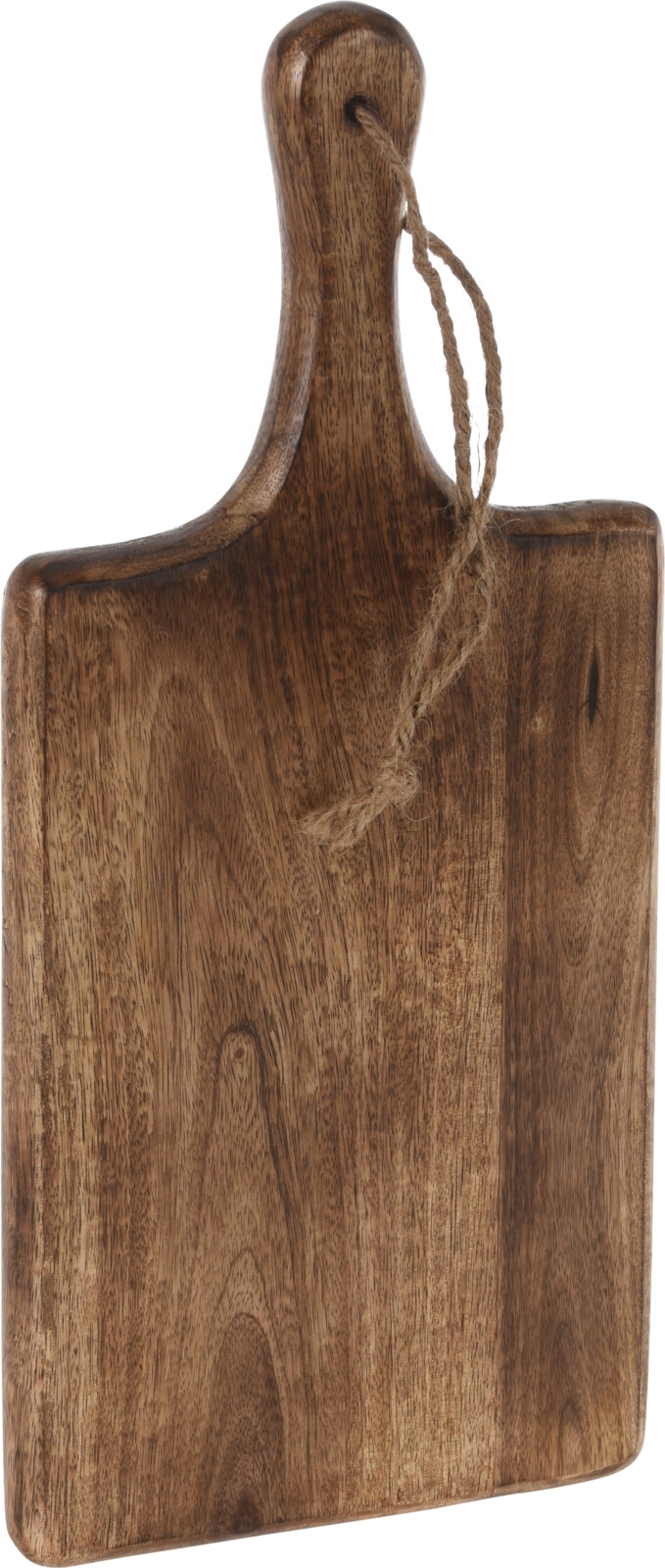 Doska na krájanie z mangového dreva s jutovou šnúrkou 38 x 17 x 2,5 cm 41453 - obrázok 1