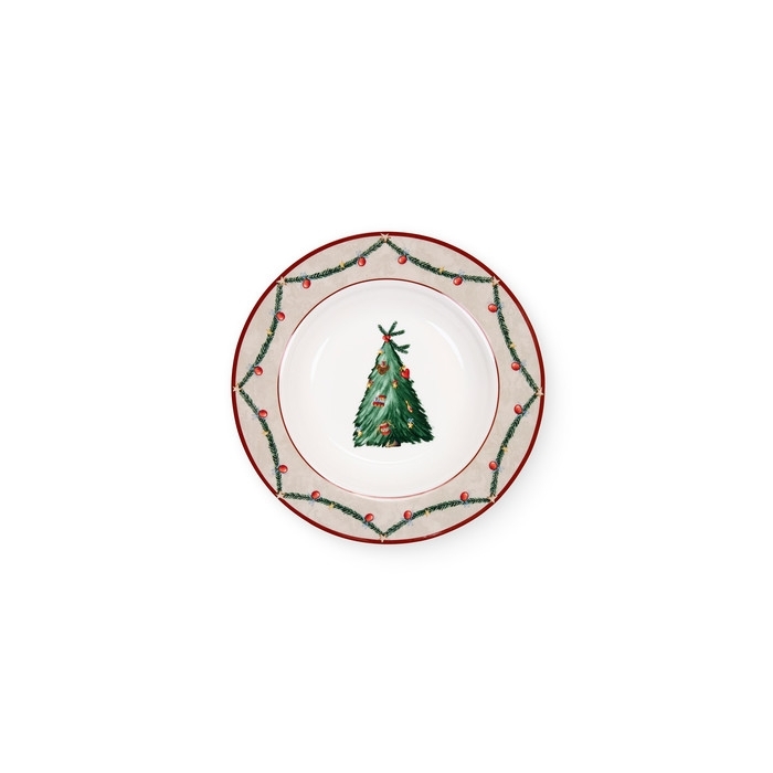 Nuvole di Stoffa Tanier hlboký porcelán vianočný 21,6 x 10,3 x 3 cm 44549 - obrázok 1