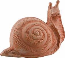 Terakotová záhradná dekorácia slimáka 37 cm 19552 - obrázok 1