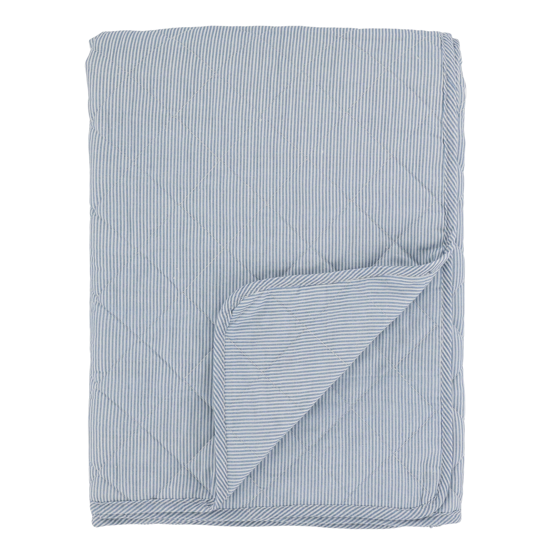 Chic Antique Deka - prehoz bavlna modro-biela 180x130 cm 46580 - obrázok 1