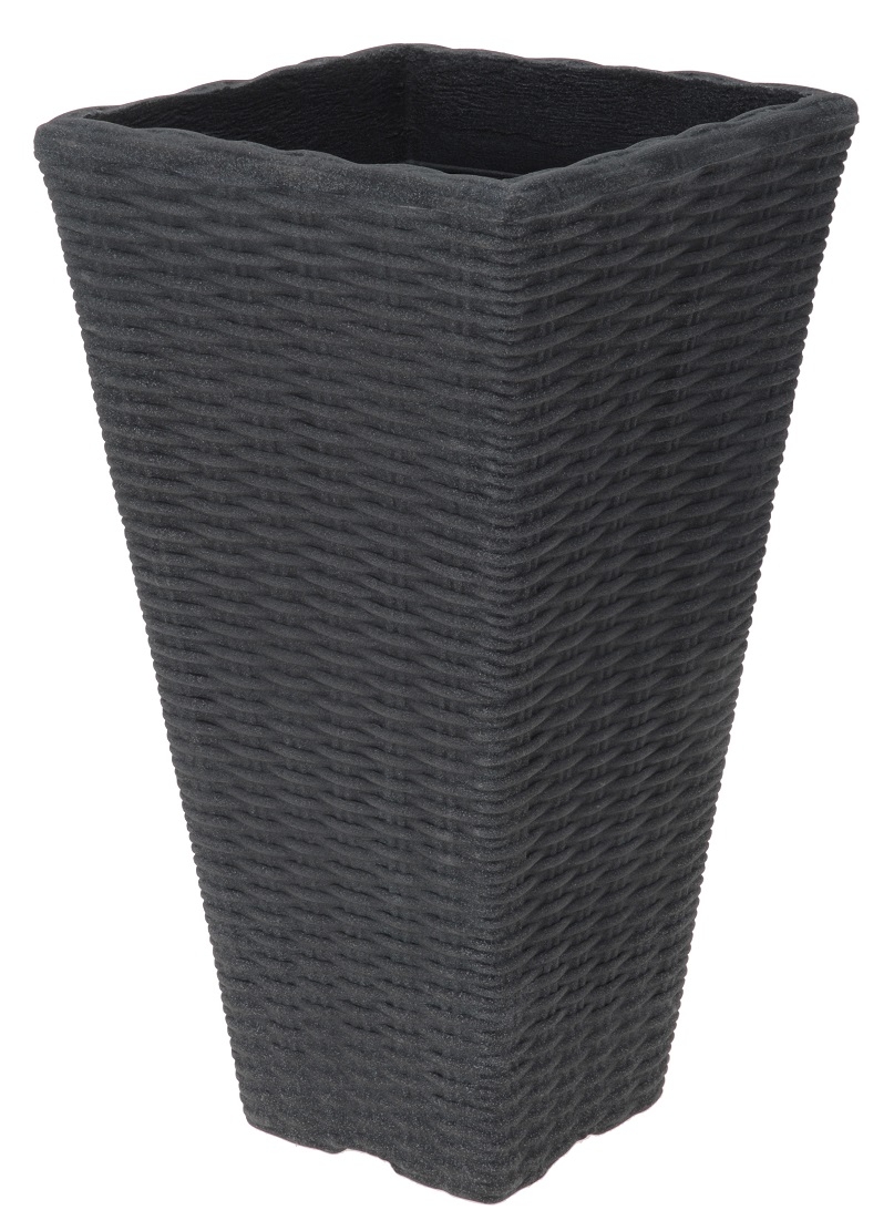 Kvetináč plastový - antracit 29033 - obrázok 1