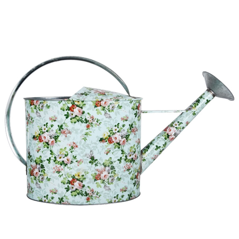 Zinková záhradná krhla kvietky 6,8 L Esschert design 32626 - obrázok 1