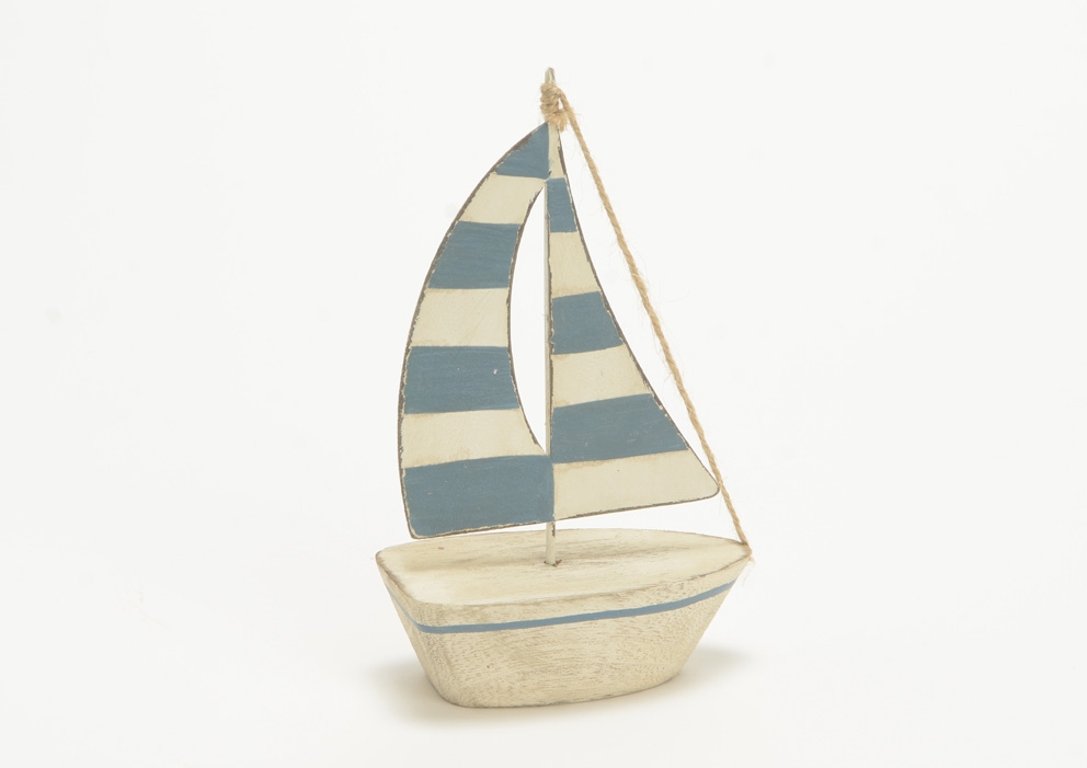 Dekorácia - LOĎ, kovová 16x5x11cm 32107 - obrázok 1