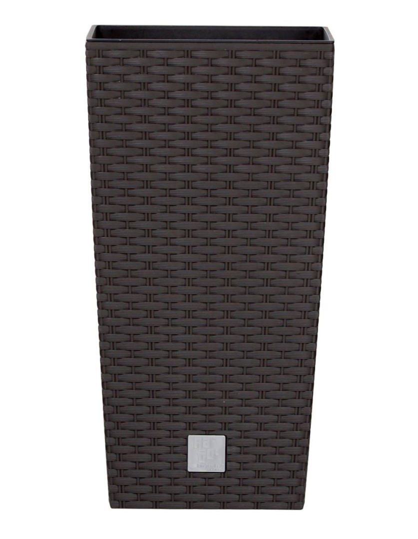 Prosperplast Kvetináč plast Rato Square umbra 24x45 cm 35231 - obrázok 1