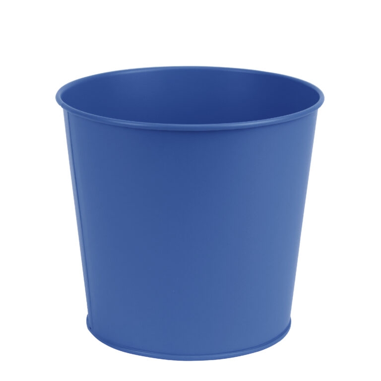 Kovový kvetináč tmavomodrý 15,4 cm Esschert design 32537 - obrázok 1