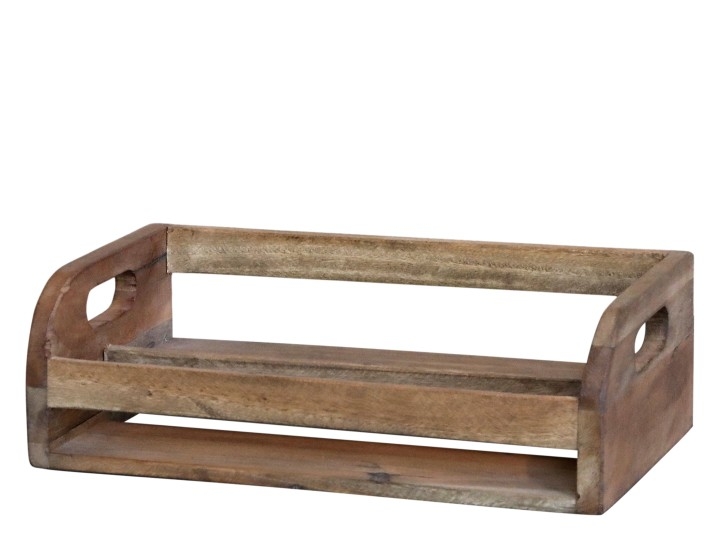 Grimaud drevený prírodný odkladací box Chic Antique 44289 10 x 33 x 20 cm - obrázok 1