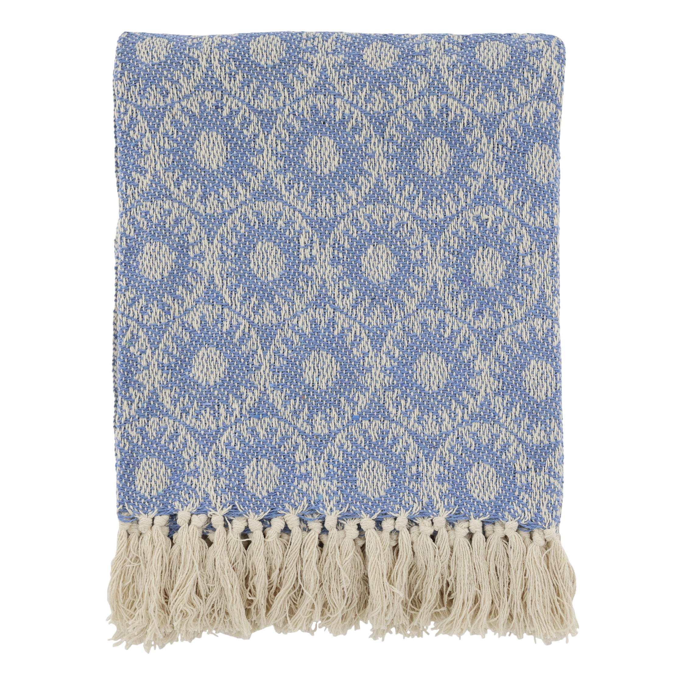 Chic Antique Deka - prehoz bavlna modro-krémová 150x130 cm 46581 - obrázok 1