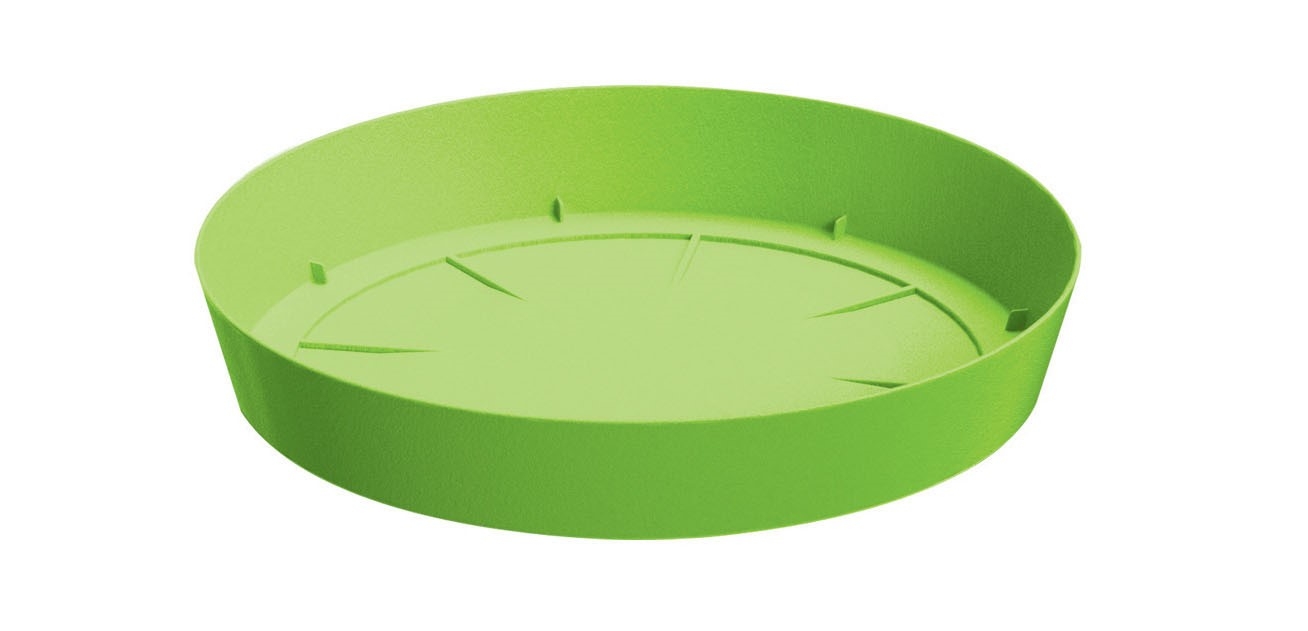 Plastová kruhová podmiska pod kvetináč LOFLY v limetkovom farebnom prevedení 19 cm 42458 - obrázok 1