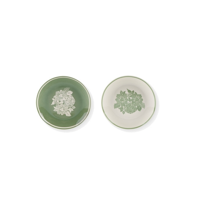 Nuvole di Stoffa Tanier porcelán zeleno-biely 16,5 x 2,1 cm 43320 - obrázok 1