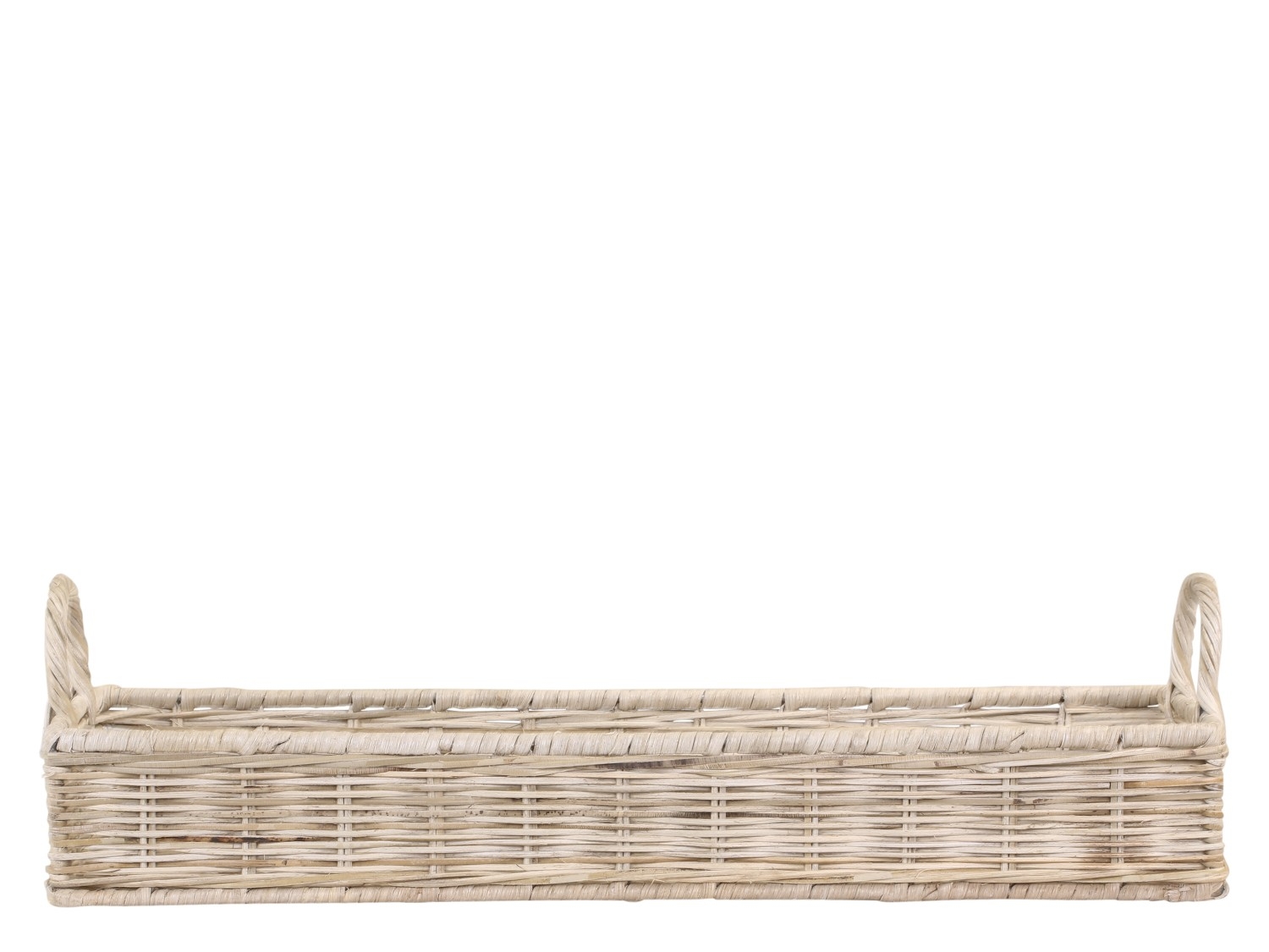 Prútený ratanový košík s úchopmi pre ľahšie uchopenie 46 x 16,5 x 7,5 cm Chic Antique 39158 - obrázok 1