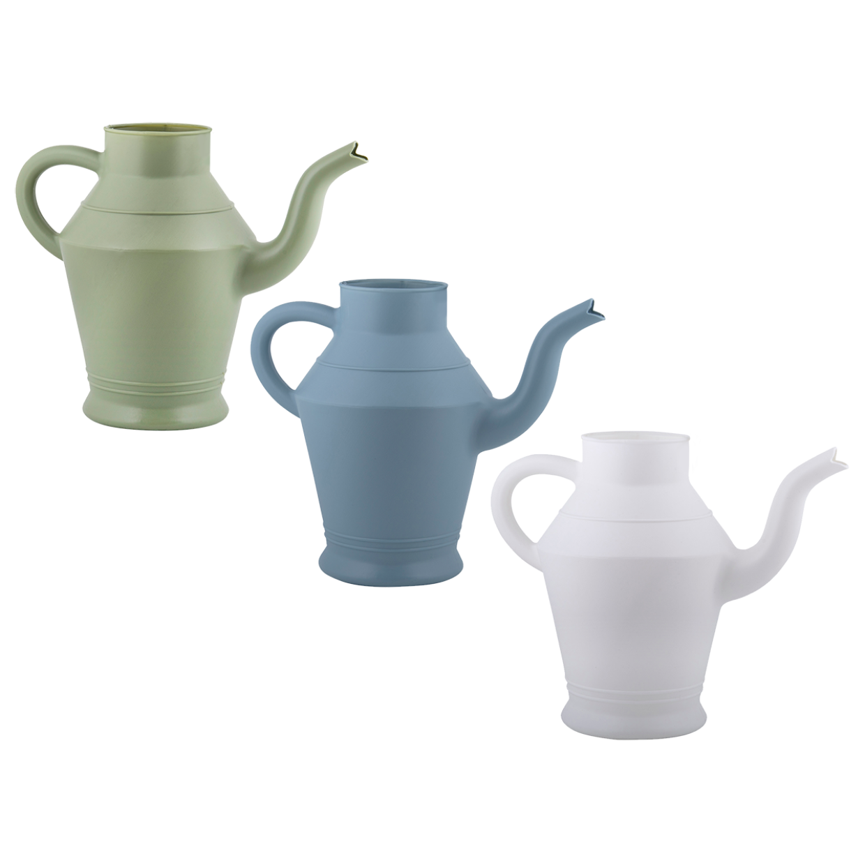 Plastová polievacia krhla v troch farebných prevedeniach vo vintage štýle 21,6 x 28,5 cm Esschert Design 40994 - obrázok 1