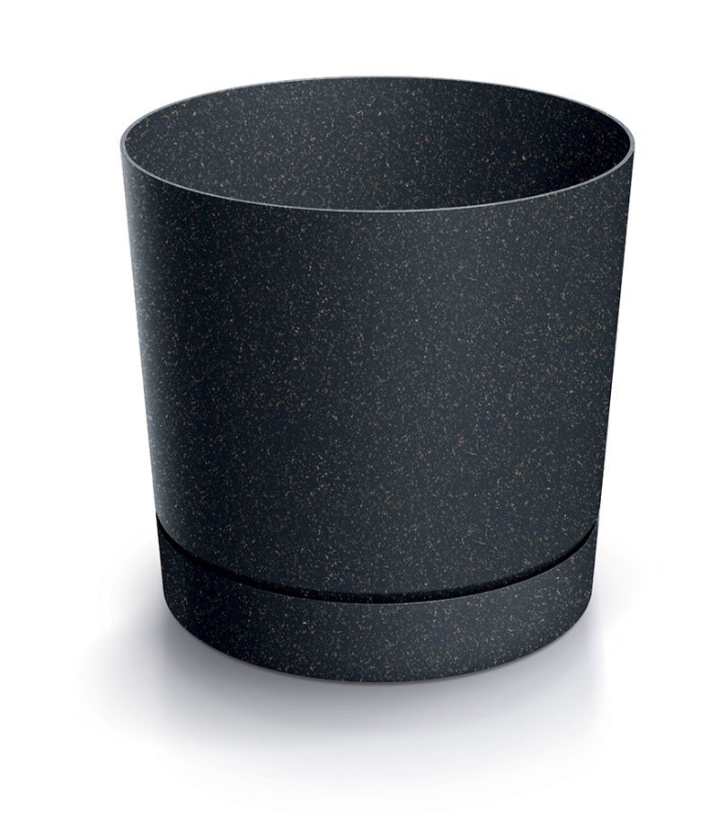 Prosperplast Kvetináč plast Tubo P Eco Wood antracitová 23,9 cm 45707 - obrázok 1