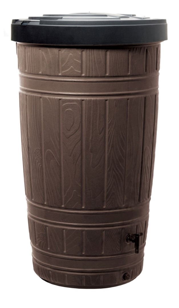 Prosperplast Nádrž na dažďovú vodu Woodcan hnedá 64,8x112,8 cm/265litrov 45717 - obrázok 1