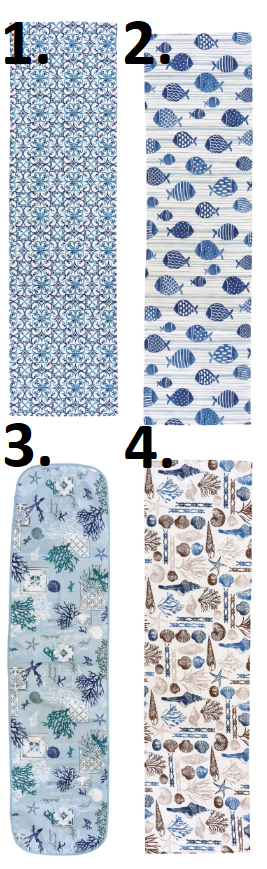 Obrus s morským motívom v štyroch prevedeniach 40 x 150 cm 39736 - obrázok 1