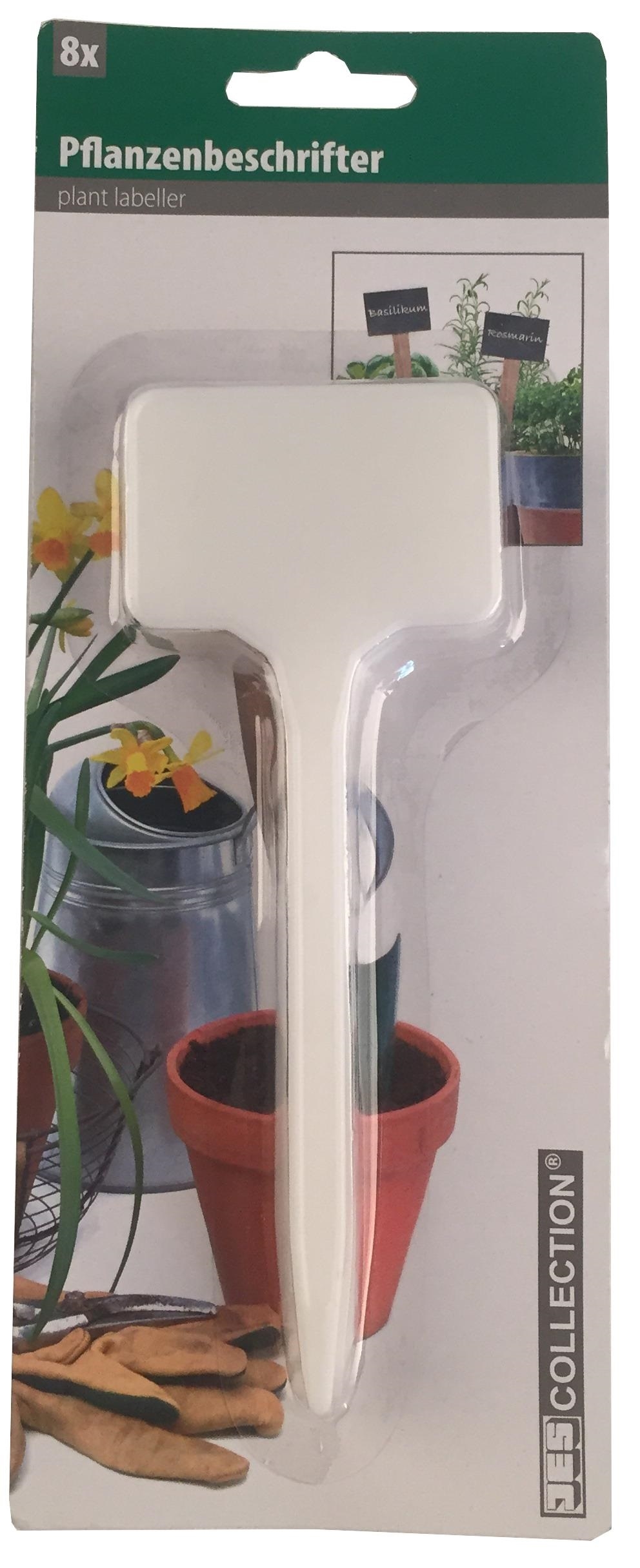 Biela mini tabuľka na písanie fixkou na plastovej paličke hranatá 8 ks v balení 24741 - obrázok 1