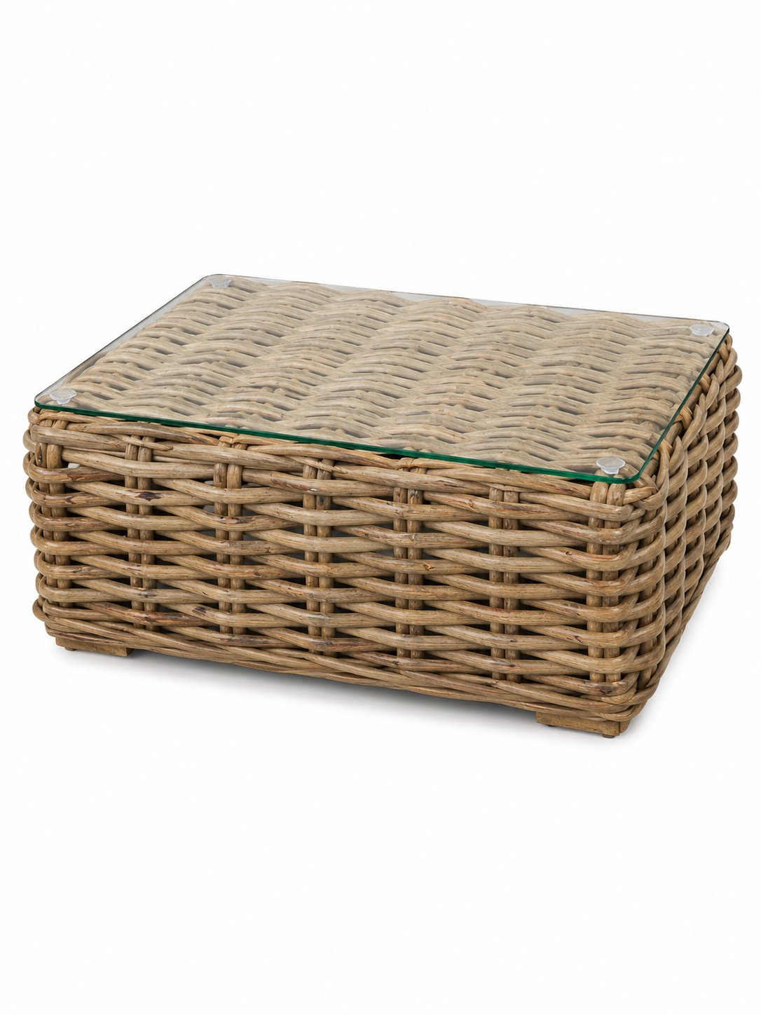 Z&M Exclusive Stolík ratan 80x80x40 cm 49343 49343 - obrázok 1