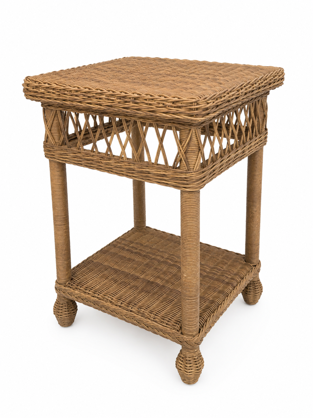Z&M Exclusive Podstavec ratan 35x35x60 cm 49346 49346 - obrázok 1