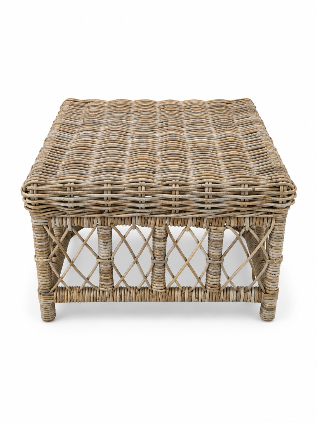 Z&M Exclusive Taburetka Bali ratan 60x60x40 cm 49317 49317 - obrázok 1