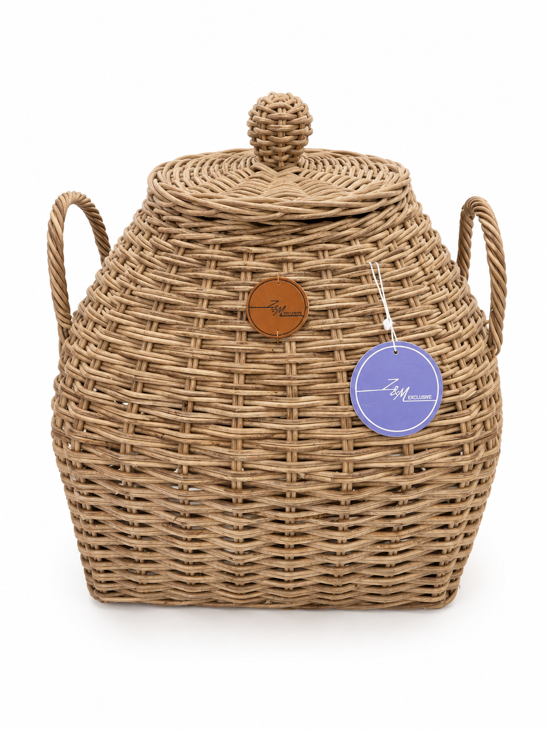 Z&M Exclusive Košík ratan 32x32x40 cm 49335 49335 - obrázok 1