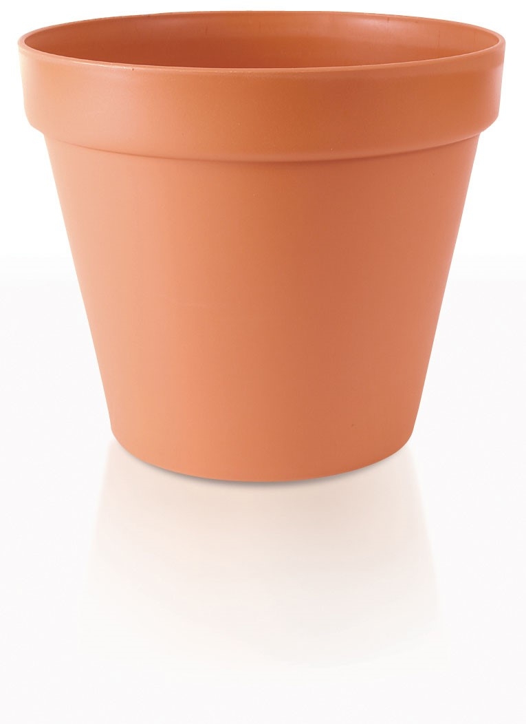 Plastový oválny kvetináč Glinka v terakotovej farbe 11 cm 30211 - obrázok 1