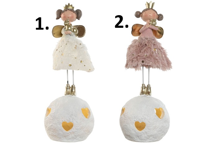 Anjel polyresin 12,5x12,5x32,5 cm 48063 - obrázok 1