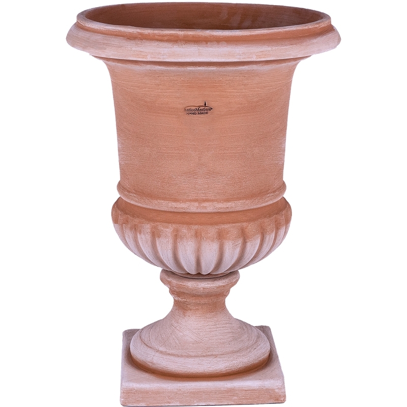 Terakotový kvetináč - váza na stopke Vanvitelli exclusive 85 cm 40925 - obrázok 1