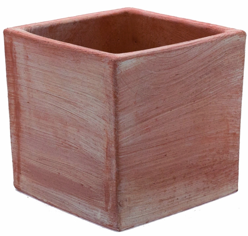 Talianska terakota Terakotový kvetináč Cubo Moderne 19x19x19 cm 47153 - obrázok 1