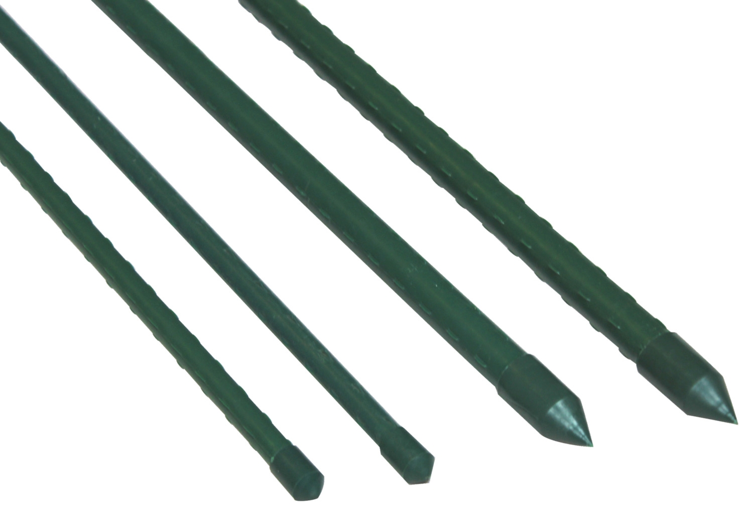 Zelená kovová pogumovaná oporná tyč do záhrady 11 mm/150 cm 21139 - obrázok 1