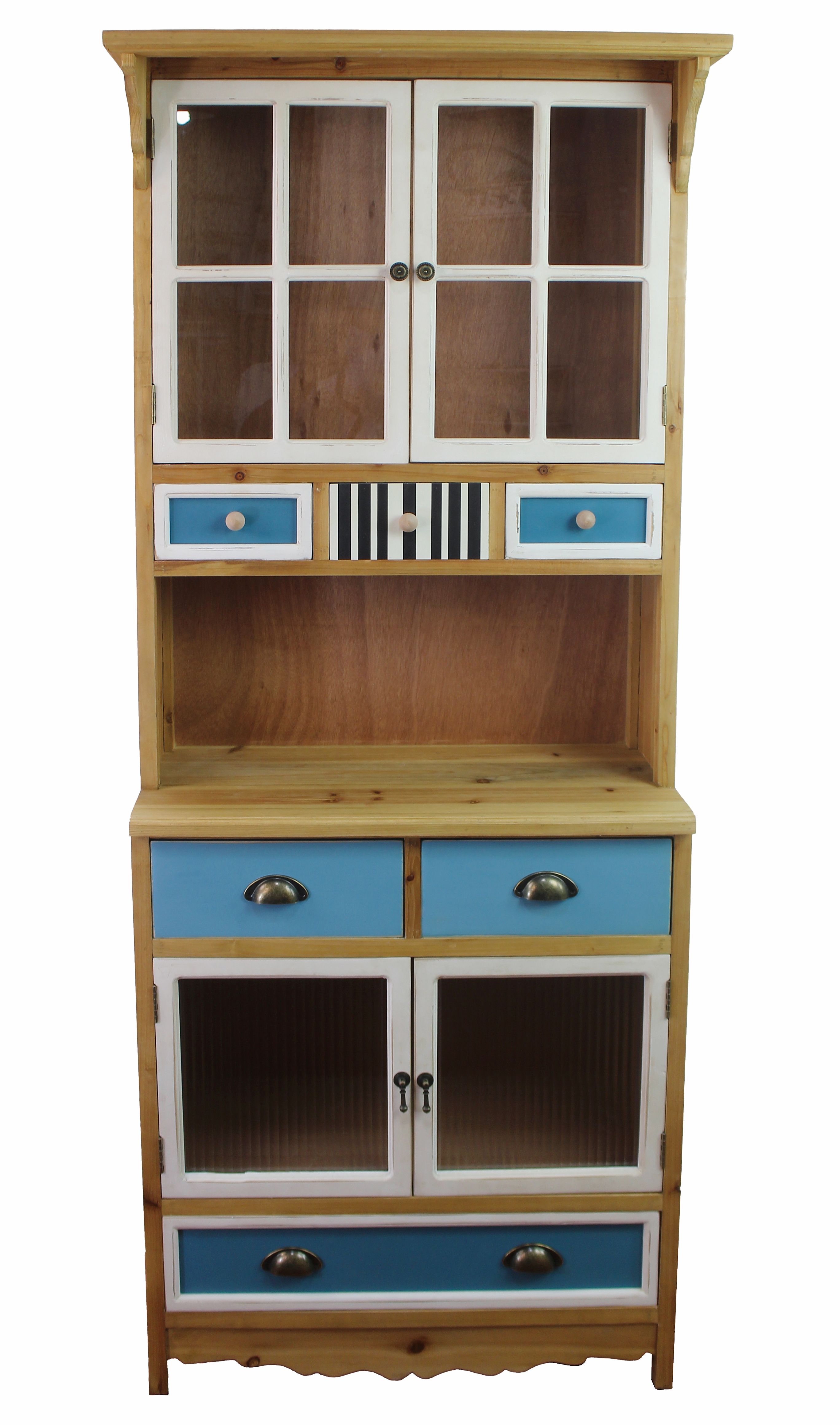 Skriňa drevo 74x35x176 cm 48316 - obrázok 1