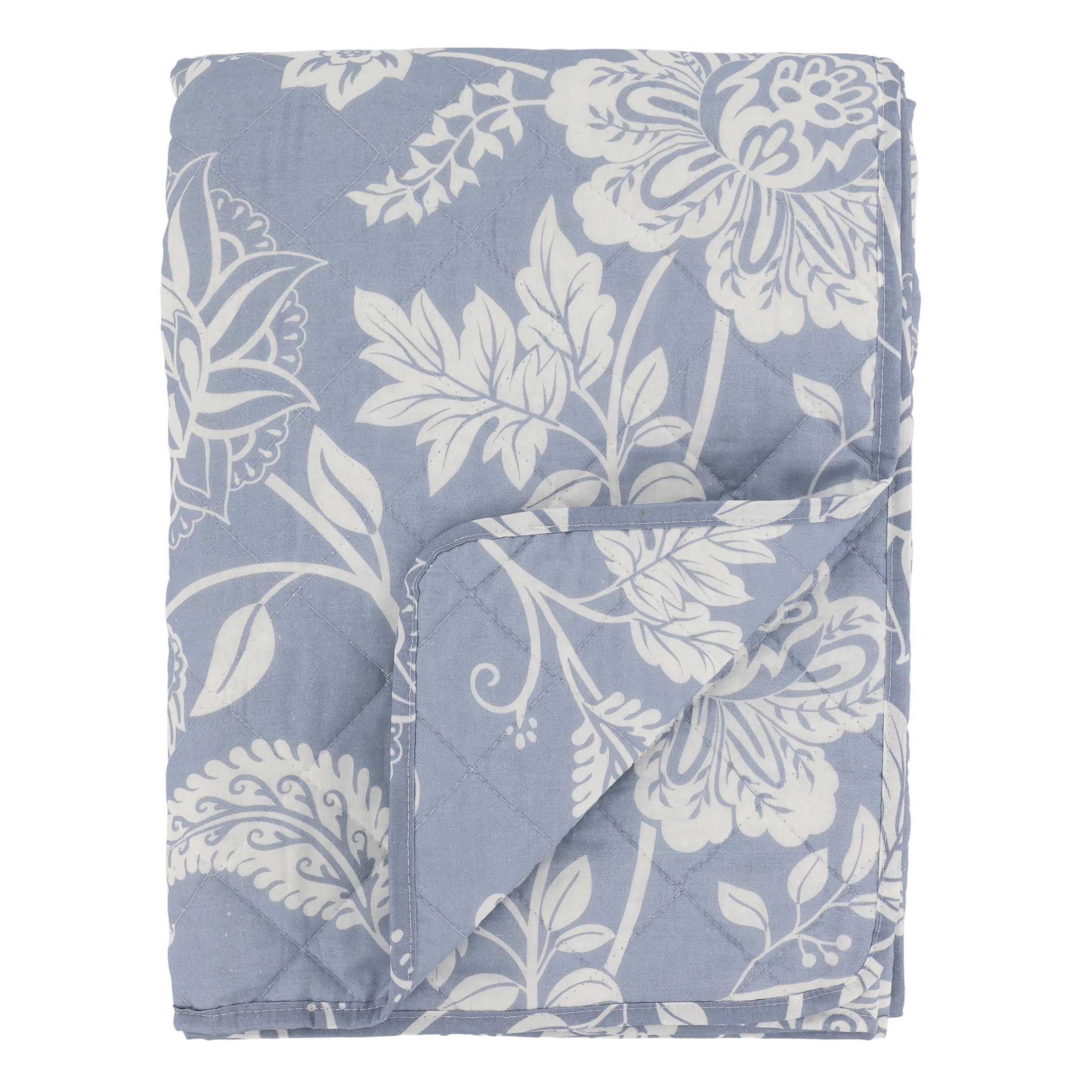 Chic Antique Deka - prehoz bavlna modro-biela 180x130 cm 46579 - obrázok 1