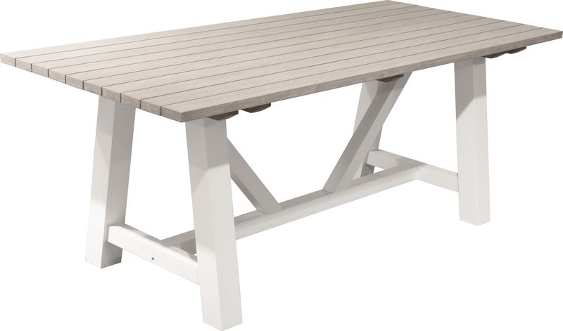 Drevený jedálenský stôl v béžovo bielej farbe v provensálskom štýle 200*90 cm 22670 - obrázok 1