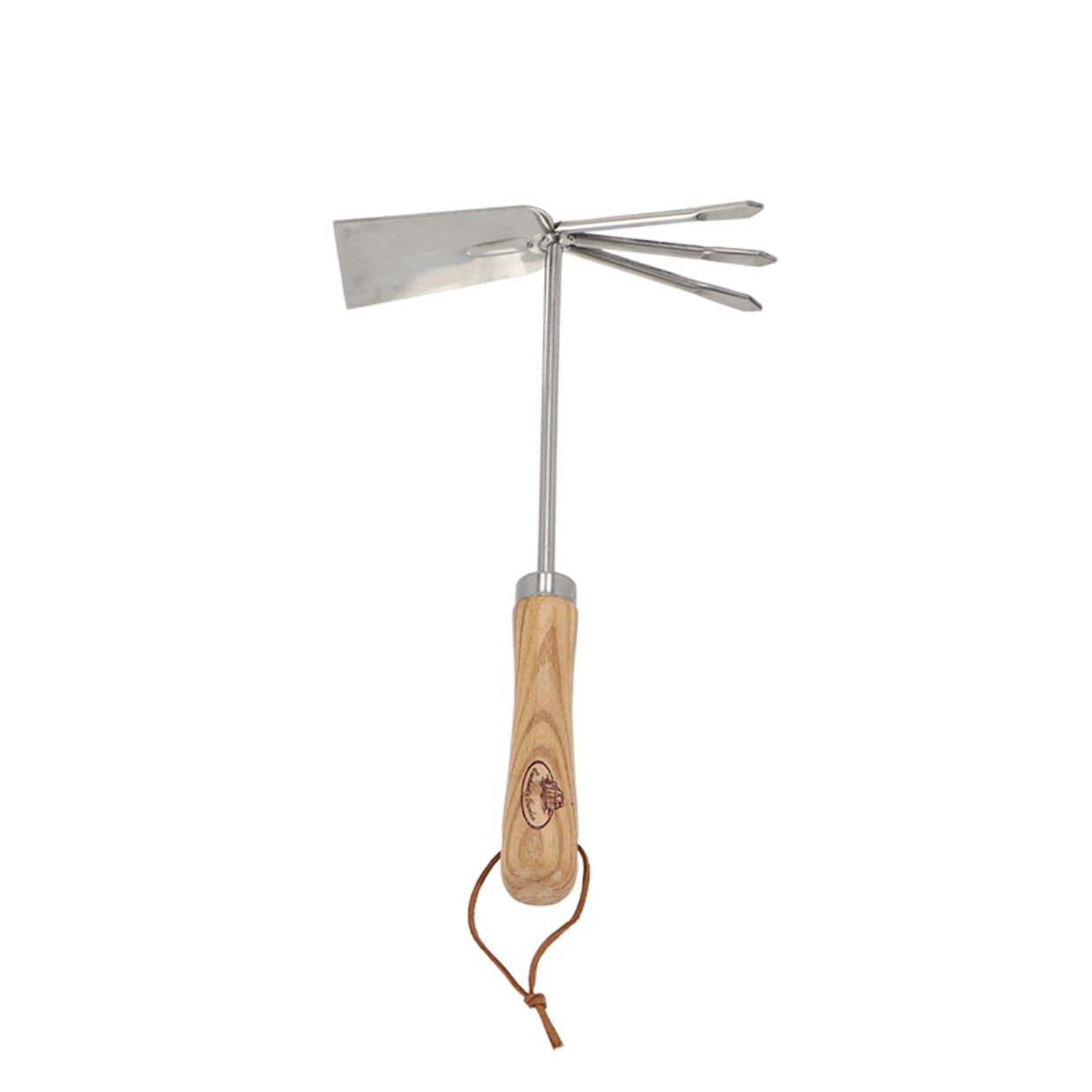 Kovové záhradné náradie -motyčka s drevenou ergonomickou rukoväťou 17,8 x 7,3 x 30 cm Esschert Design 40992 - obrázok 1