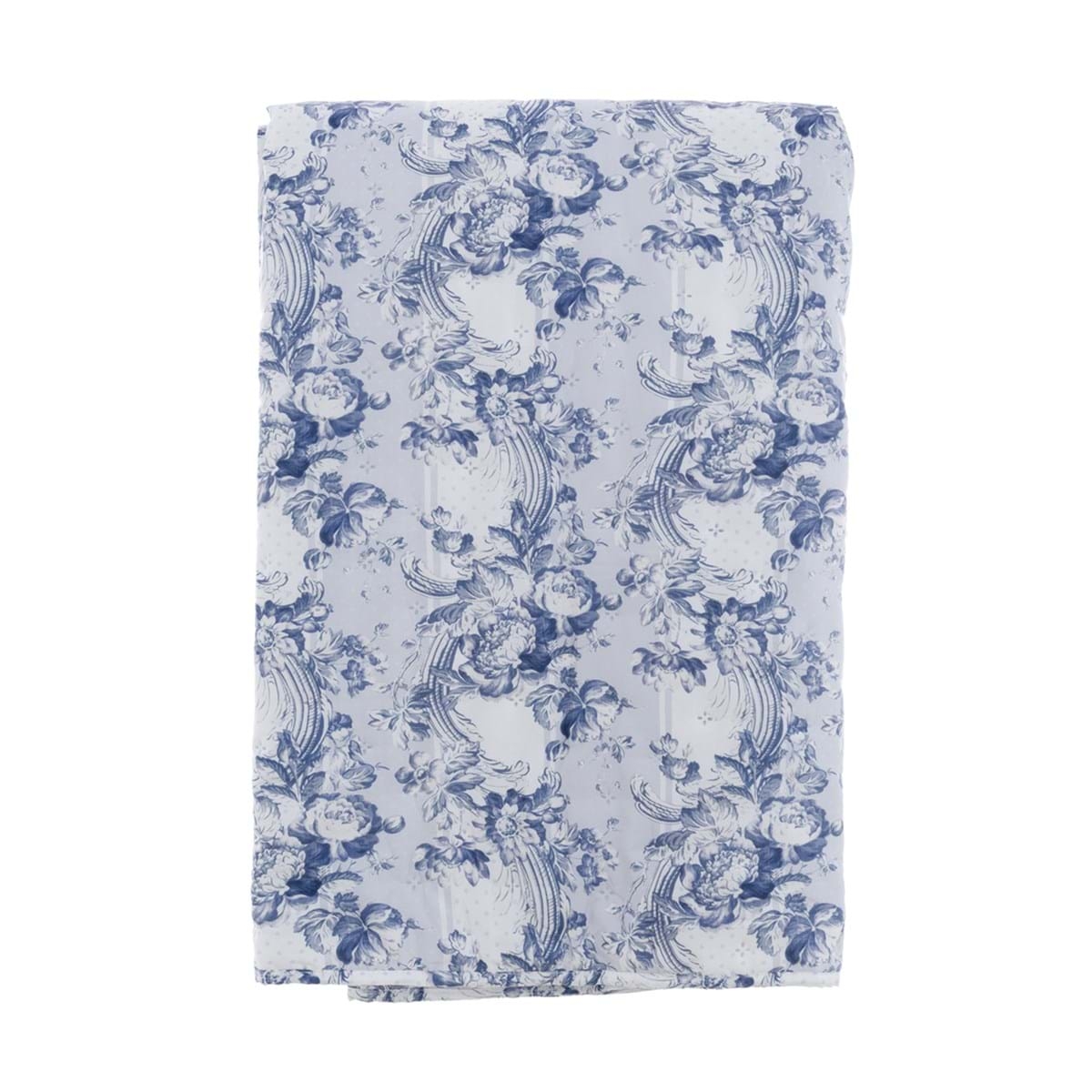 Blanc Maricló Prehoz bielo-modrý s dekorom 260x260 cm 45807 - obrázok 1
