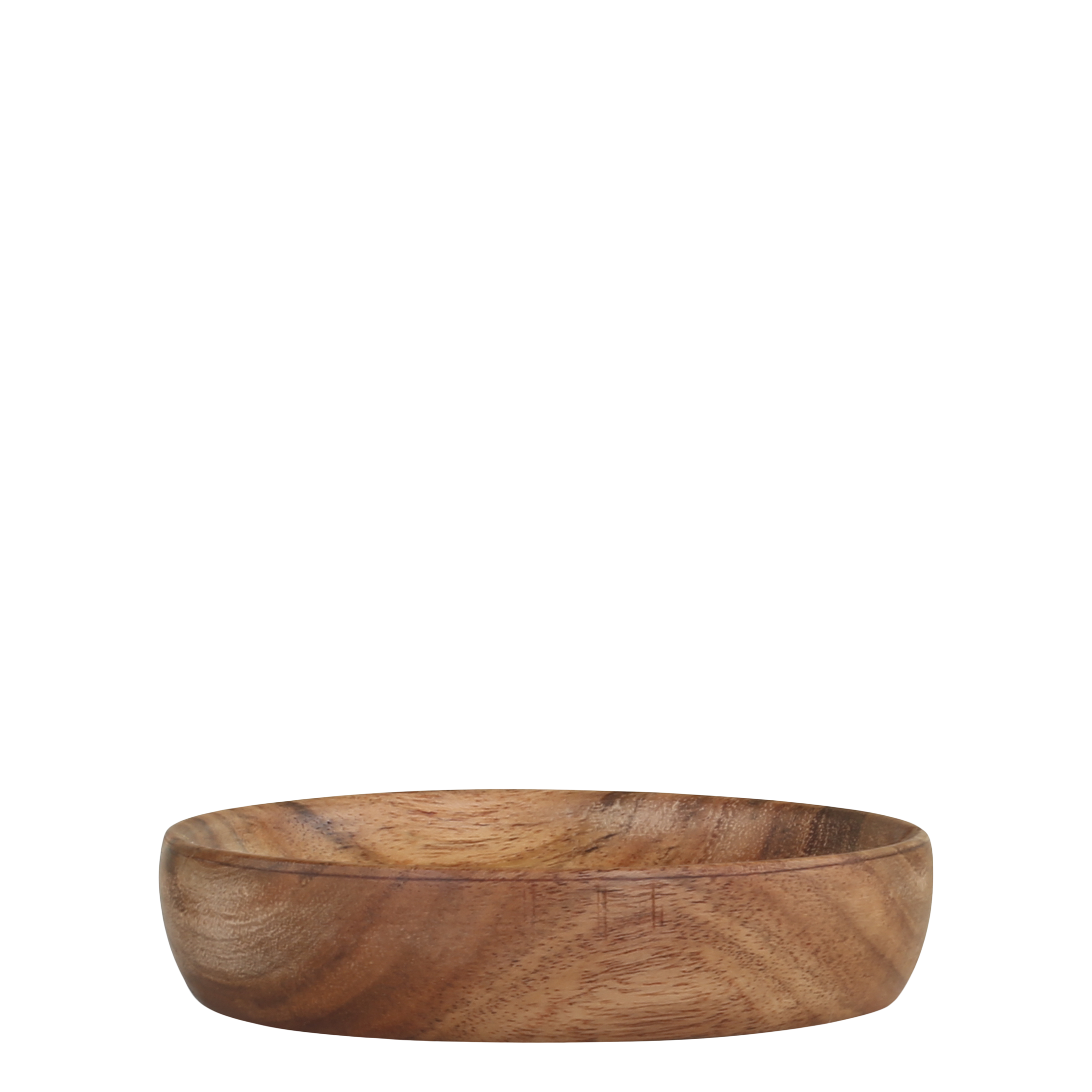 Drevená servírovacia miska Laon z akáciového dreva v jednoduchom hladkom štýle 8 x 2,5 cm Chic Antique 44586 - obrázok 1