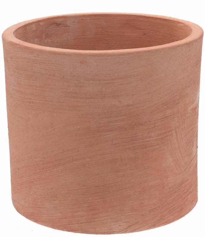 Terakotový kvetináč valec s jednoduchým vzhľadom 30cm 30790 - obrázok 1