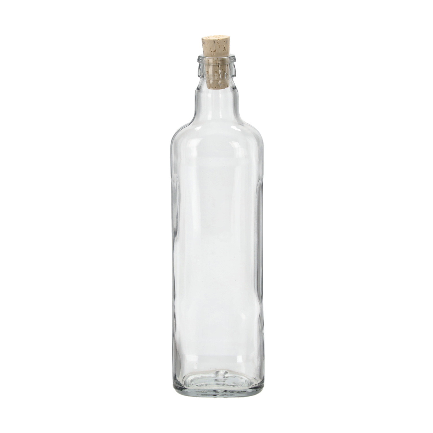 Sklenená transparentná fľaša Stoff s korkovým uzáverom FI21 500 ml 44037 - obrázok 1