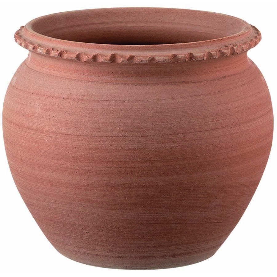 Terakotový kvetináč hladký s okrajom Impruneta 30 cm 37412 - obrázok 1